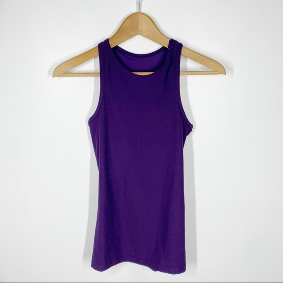 Scorpio Sol Purple High Neck Support Tank Top XS - Picture 1 of 5